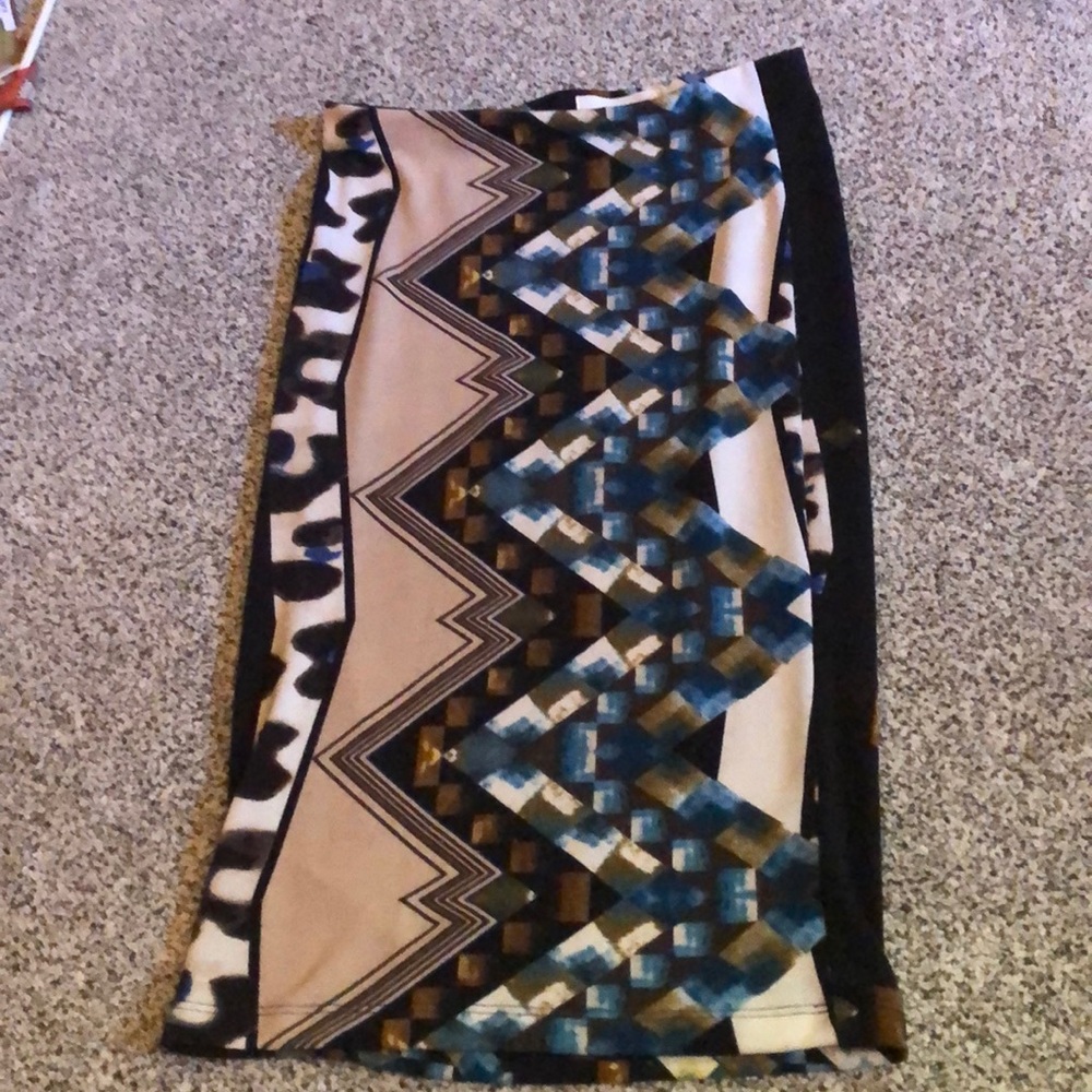 Knit pencil skirt